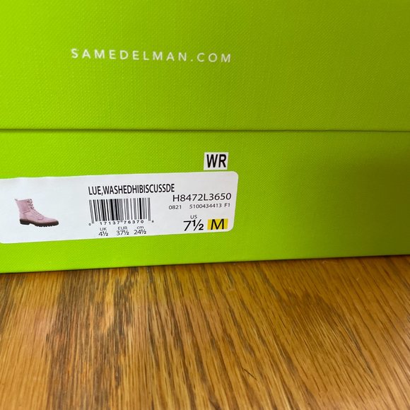 Lue Lug Sole Combat Boot SAM EDELMAN - Picture 7 of 8